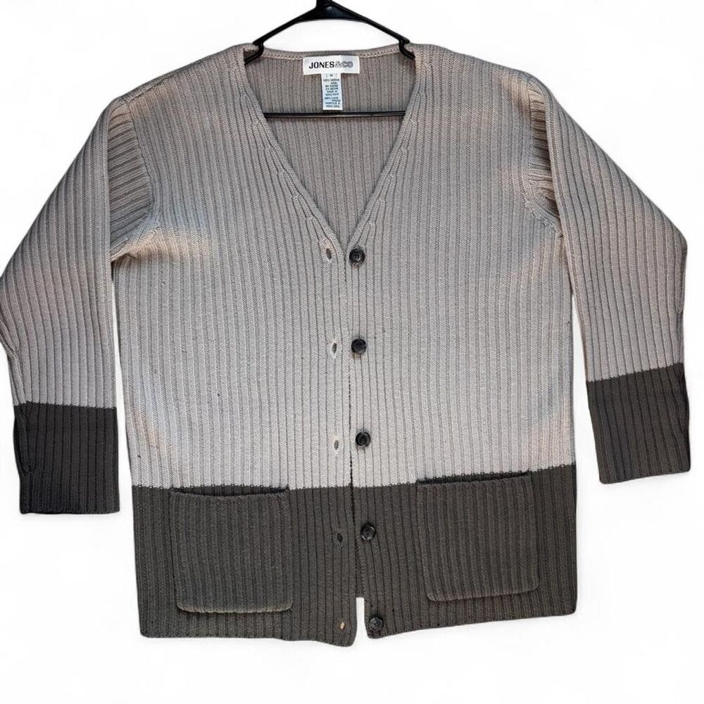 Vintage Jones New York merino wool cardigan